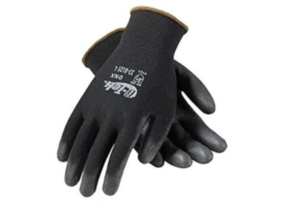 G-Tek GP Polyurethane Gloves 33-B125/L PIP 179505 PIP - Black - Pack of 12