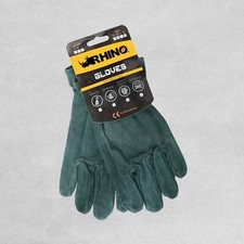 Rhino Skin Ogólne przeznaczenie Zmywalne skórzane rękawice ogrodowe ogrodnika - Średnie i