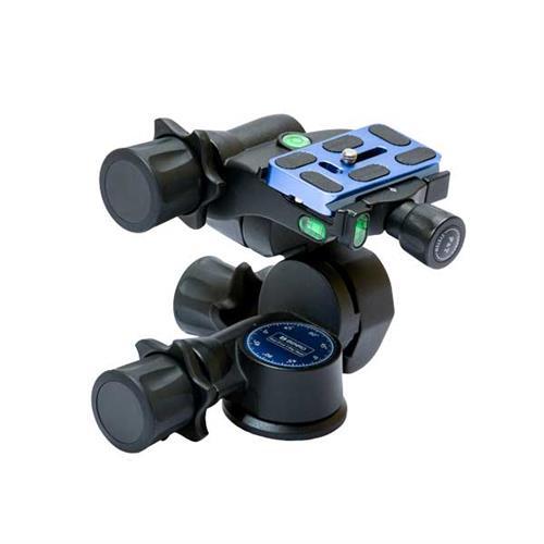 BENRO GD3WH 3D Magnesiumlegierung Stativ Getriebekopf mit PU70 QR Platte - Bild 3 von 5