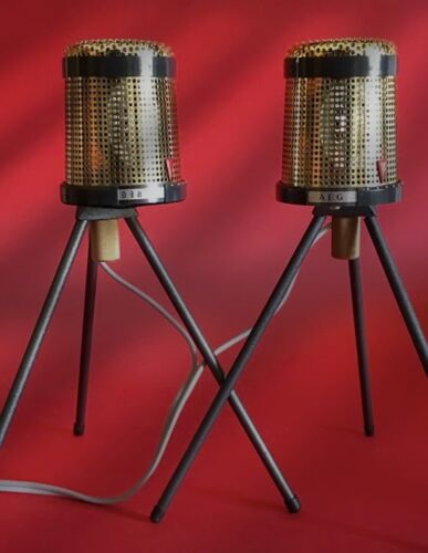 AEG D77 Stereo-Studiomikrofon XLR Supersound aufnahmebereit - Telefunken