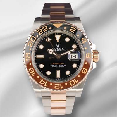 Rolex GMT-Master II RootBeer 40mm 18k Rose Gold/Steel Oyster Mens
