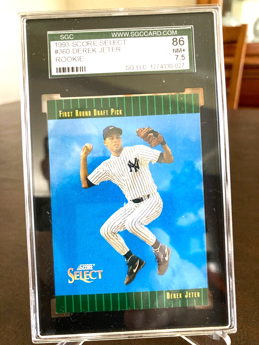 Derek Jeter 1993 Score Select Rookie Card #360 Graded SGC 86 NM+ Hall of  Fame | eBay