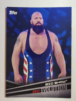 2018 Topps WWE Evolution #E-3 2017 BIG SHOW