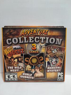 Adventure Collection (PC, 2010) wild west world journeys medieval mystery