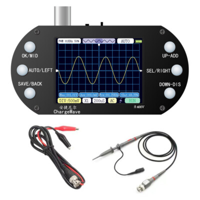 SCO_1_500K Portable Mini Digital Oscilloscope 2.5MHz 200KHz with Probe NEW