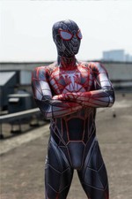 Spider Man Miles Morales Jumpsuit Spiderman Zentai Cosplay Costume Suit