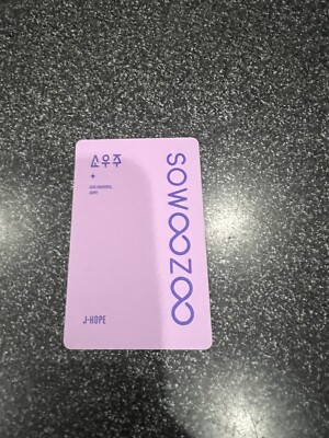 BTS BANGTAN J-HOPE Hoseok HOBI SOWOOZOO DVD Limited Official Photo