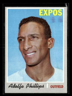 1970 Topps Adolfo Phillips #666 High Number Montreal Expos EXMT/NM Y6306