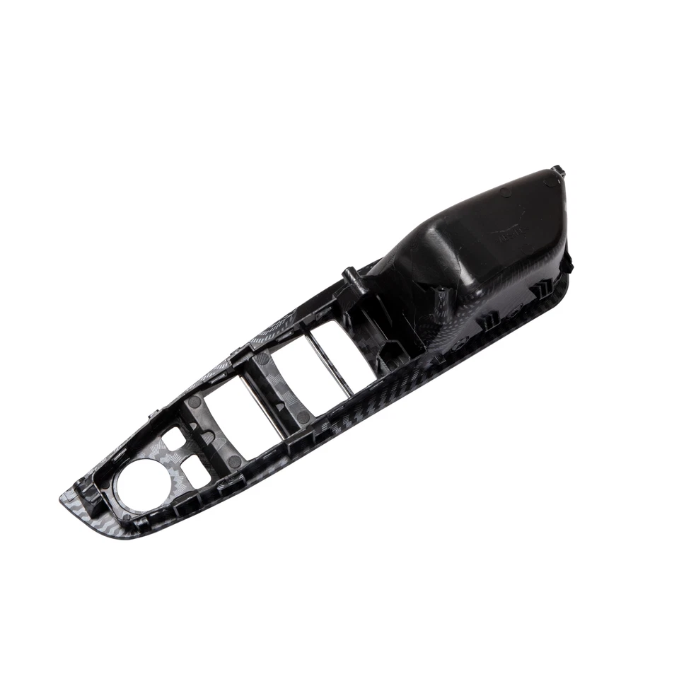 For 10-16 BMW 5 Series F10 Carbon Fiber Inner Door Panel Handle Pull Trim Cover - Image 3 of 4