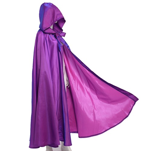 Gothic Cloak Medieval Hooded Cloak Wizard Cape Long Robe Renaissance Victorian - Picture 19 of 19