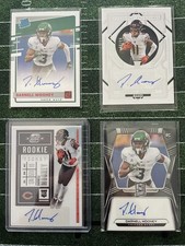 Lot of 4 Darnell Mooney auto rookie cards - Two Numbered Cards  /99 and /199