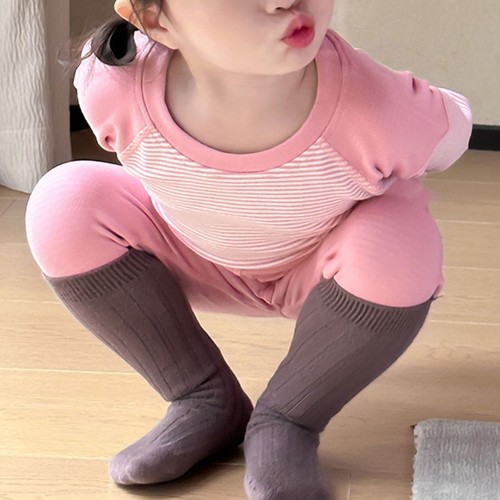 Kids Girls Boys Underwear Set Winter Tops With Pants Autumn Sleepwear Warm Soft - Picture 24 of 43