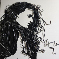 Rare cassette tape artwork erika Iris Simmons Joe Perry Aerosmith ooak 59x20