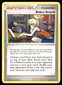 2009 Platinum - Rising Rivals Bebe’s Search Uncommon #89