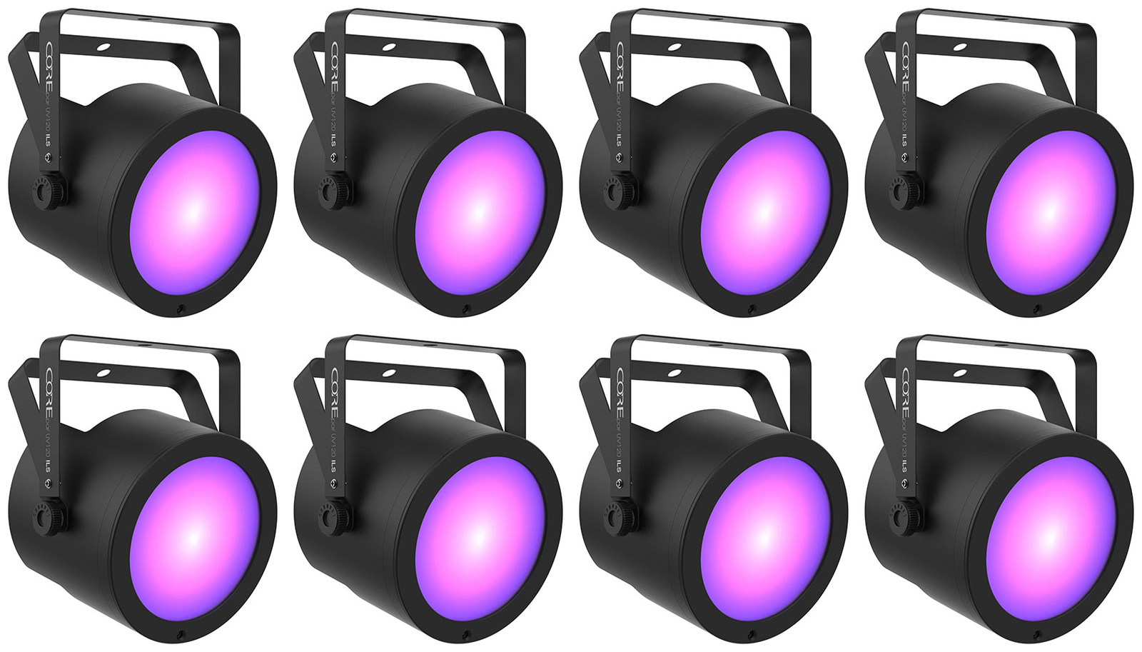 8 Chauvet DJ COREpar UV 120 ILS 120w UV COB LED D-Fi USB DMX Par может мыть фары