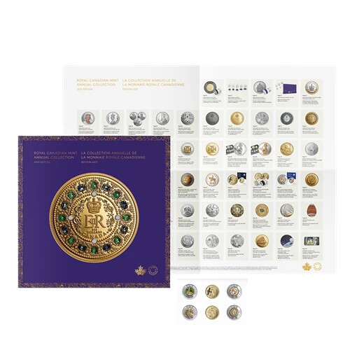 2023 Royal Canadian Mint Annual Collection Book including Uncirculated Coin Set - Picture 3 of 8