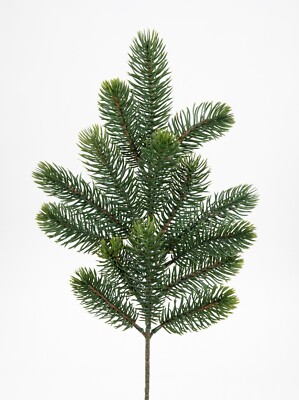 Kunststoff-Tannenzweig Premium 50cm/15 Tips YF künstliche Tanne 100%PE Spritzguß