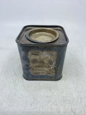 VINTAGE RETRO Brass Chrome English Breakfast Tea Kitchen Container Jar Flair Ind