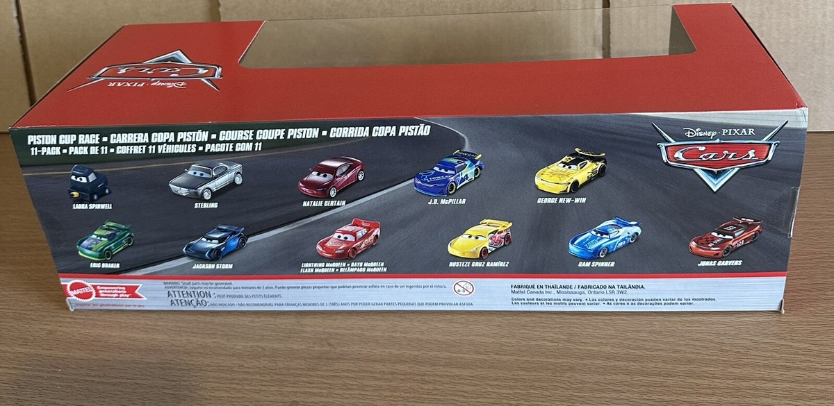 Disney Pixar Cars 3 Piston Cup Race 11 Pack George New-win Carvers
