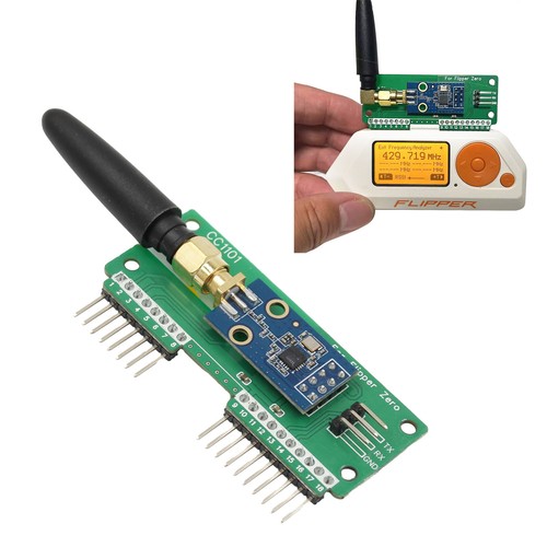 Analizador de frecuencia módulo externo SubGhz 433 MHz para Flipper CC1101 SubGhz - Imagen 10 de 14