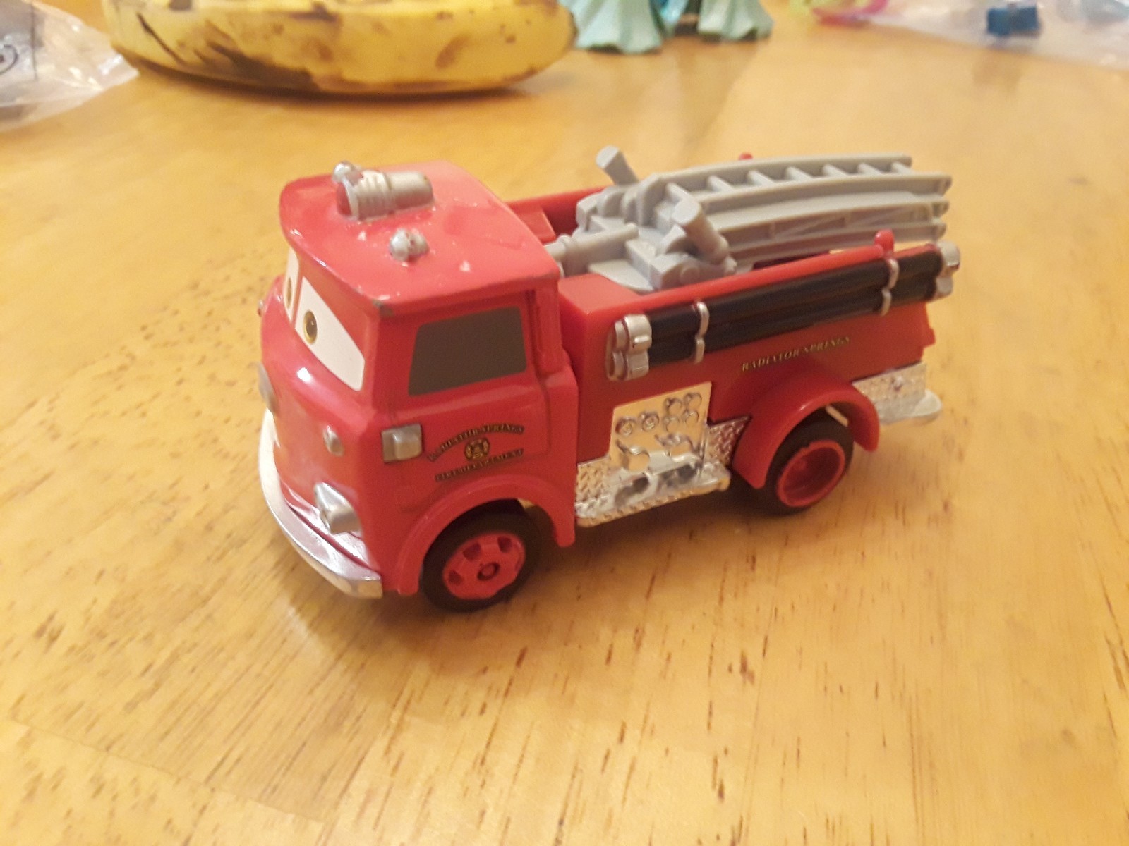 disney cars red fire engine