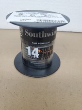 SOUTHWIRE 11579083 THHN 14 AWG NYLON 600V SOLID INSULATE WIRE 50 FT BLACK NEW
