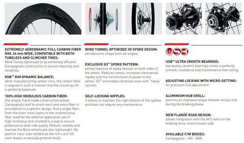 Campagnolo Bora WTO 60 DB ( 142 / 12 ) 2 WF Wheelset ( WH21 -BOWTODFR60DK ) - Picture 2 of 16