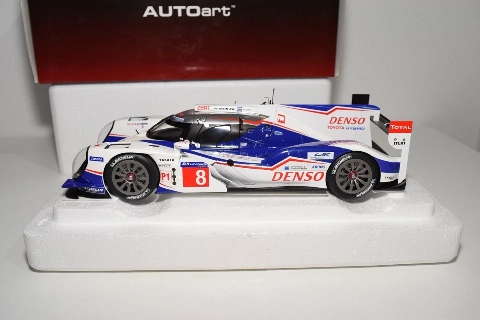 B6 1:18 AUTOART 81416 TOYOTA TS040 HYBRID LE MANS 2014 DAVIDSON BUEMI MIB RARE ! - Photo 2/4