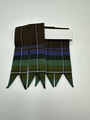 Scottish Kilt Hose Sock Flashes Garter Highland Wear - 23 x Tartans now £9.99 - Picture 3 of 17
