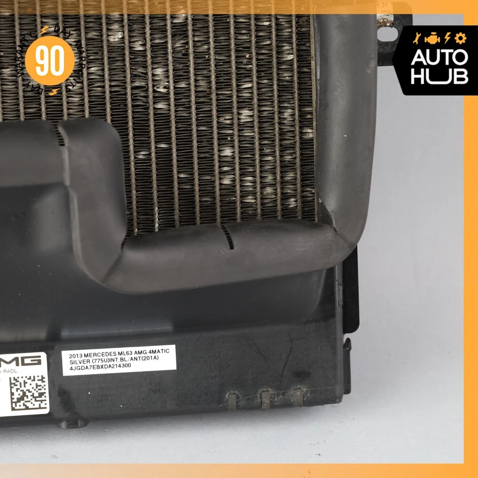 12-16 Mercedes W166 ML63 GL63 AMG дополнительный интеркулер воздушный охладитель с плащаницей OEM - Изображение 4 из 4