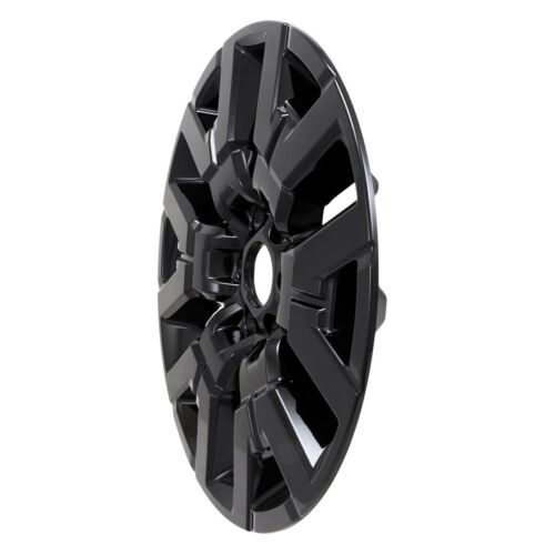 Black Clip On Skin Covers 4PC Set FOR 2022-2024 Nissan Frontier SV 17" Wheel Rim - Picture 5 of 6