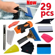 11 in 1 Window Tint Tools Car Film Tinting Scraper Squeegee Install Kit 29pcs
