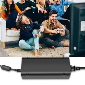For Microsoft Xbox 360 Slim Power Supply Adapter Brick Charger Power Cord Cable