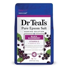 Salt Soak with Pure Epsom Salt, Elderberry, 3 lbs