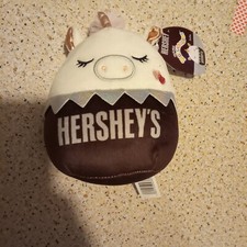 Squishmallow Sophia Hershey's White Unicorn with Hearts 5  Plush 9 