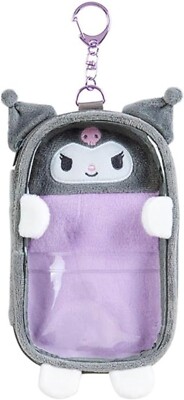 Sanrio Character Kuromi Acrylic Stand Holder (Enjoy Idol Series) Pouch New Japan