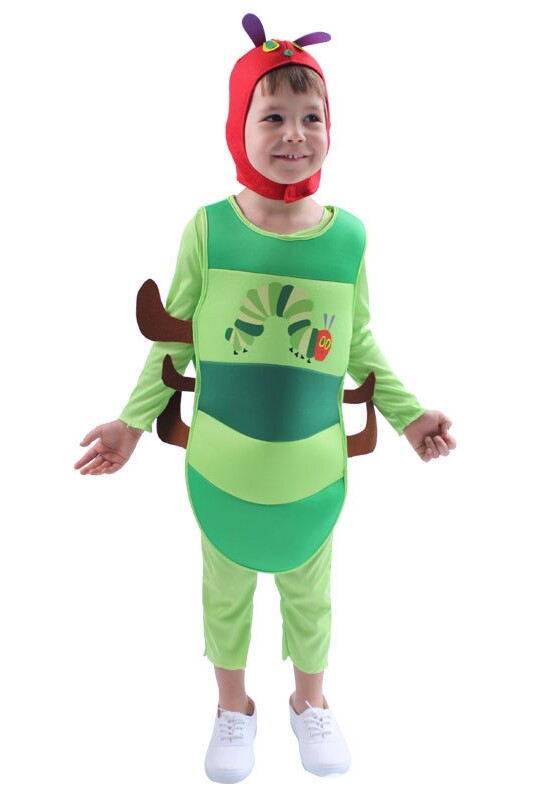 Kids The Very Hungry Caterpillar Costume Boys Girls Book Week