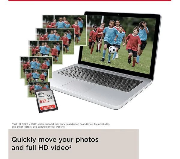 SanDisk 128GB Ultra SDXC card up to 100 MB/s speed UHS-I Class 10 U1 memory card - Image 4 of 4