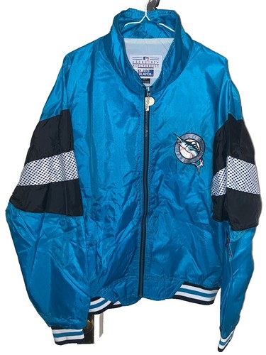 Vintage Florida Marlins 1990s Starter Jacket Zip Up Medium Vtg 90s