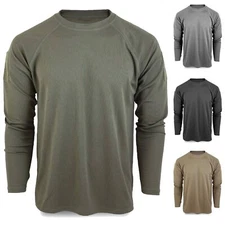 Mil-Tec Tactical Quick Dry Base Layer Top T-Shirt Long Sleeve Military Training