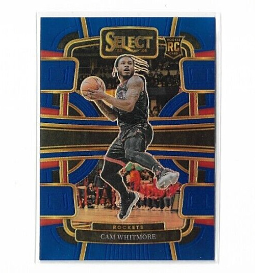 2023-24 Panini Select Cam Whitmore Prizm Blue Rookie #69 - Rockets