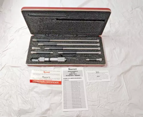 STARRETT Mechanical Inside Tubular Micrometer 4" to 24" Range 823CZ 53054