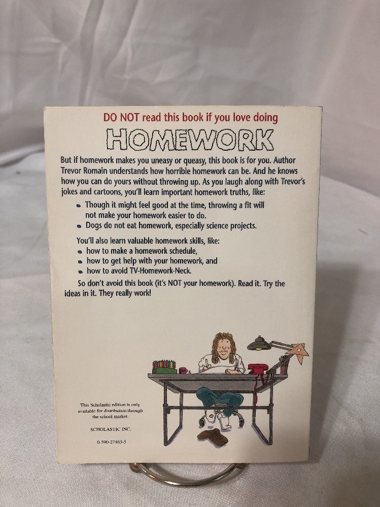 How to Do Homework Without Throwing Up by Trevor Romain. | eBay