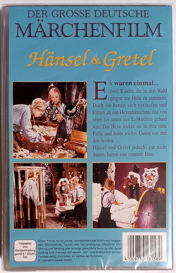 Hänsel und Gretel (1954) NEU, Jürgen Miksch, Maren-Inken Bielenberg, VHS-Video - Bild 2 von 2