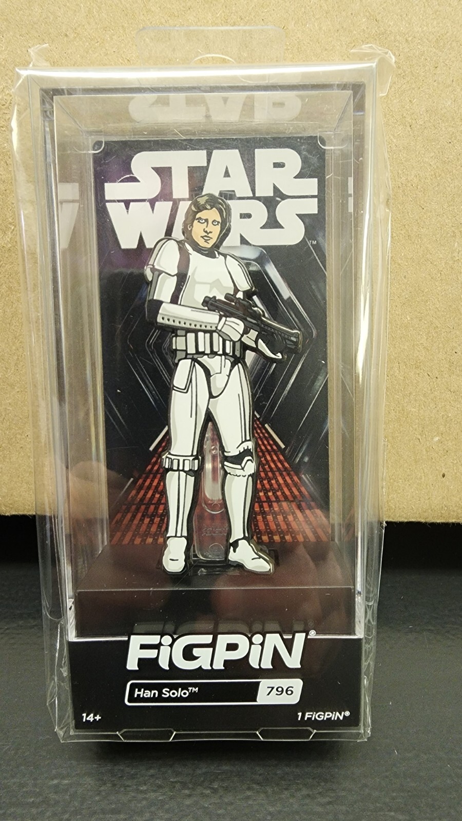 Brand New FiGPiN Han Solo #796 Star Wars Exclusive 1 of 2,000
