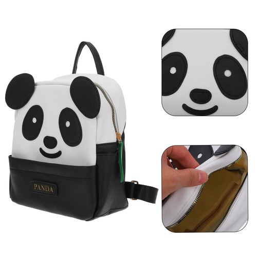 Cartoon Panda Muster Reiserucksack Rucksack Schultasche Umhängetasche - Bild 3 von 12