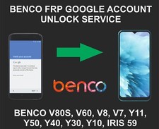 Benco Unlock, Go, Benco V80S, V80, V60, V8, V7, V7S Prime, Y11, Y50 Pro, Y30