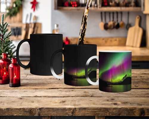 11 Unzen MZGIC Becher Magic Moment Tasse: Beobachten Sie die Nordlichter vor Ihren Augen - Bild 27 von 48