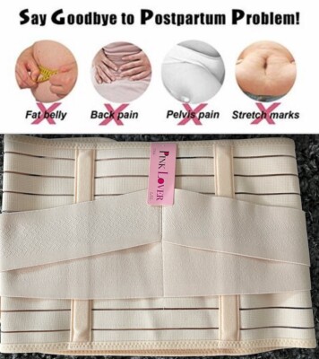 Postpartum Belt Belly Wrap Body Shaper Support Recovery Girdle After Birth #7004