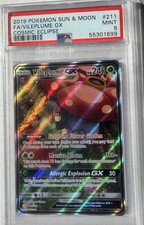 2019 Pokemon Vileplume GX 211/236 Cosmic Eclipse Full Art Holo PSA 9